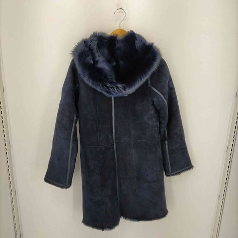 イヴサロモン YVES SALOMON 羊革 ムートンレザーコート レディース 1