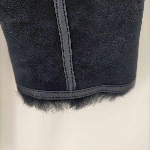 イヴサロモン YVES SALOMON 羊革 ムートンレザーコート レディース 1