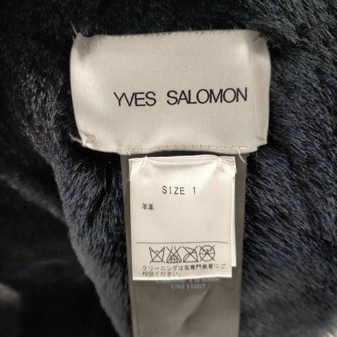 イヴサロモン YVES SALOMON 羊革 ムートンレザーコート レディース 1