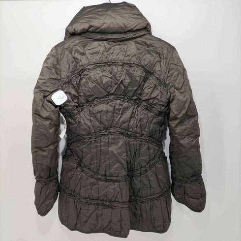 エルマンノ シェルヴィーノ ERMANNO SCERVINO ギャザーライン ビッグカラー ダウンコート レディース EUR:42