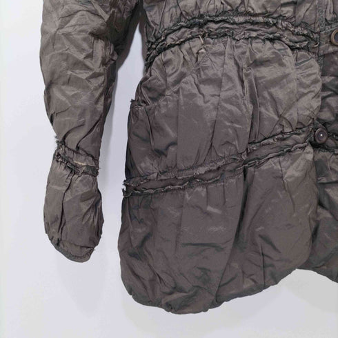 エルマンノ シェルヴィーノ ERMANNO SCERVINO ギャザーライン ビッグカラー ダウンコート レディース EUR:42