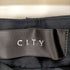 シティー CITY ラチネ パイピング タックパンツ ワイド センタープレス ハイウエスト レディース 2