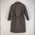エスマックスマーラ S Max Mara ジャガードコート 総柄 ロング ベルト付き 34 茶 黒 ベージュ ブラウン ブラック レディース JPN:34