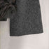 トゥービーシック TO BE CHIC 22AW ファー ショートコート ノーカラーコート アウター ウール フォックスファー ラビットファー グレー チャコール レディース