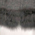 トゥービーシック TO BE CHIC 22AW ファー ショートコート ノーカラーコート アウター ウール フォックスファー ラビットファー グレー チャコール レディース