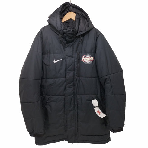 ナイキ NIKE 前面ロゴ ナイロン 中綿ジャケット メンズ JPN:XL