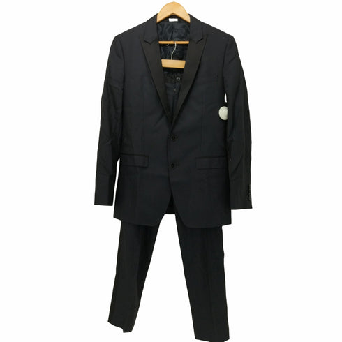 ドルチェアンドガッバーナ DOLCE&GABBANA ピークドラペル 2Bシングルテーラードジャケット セットアップ サイドライン 総裏 メンズ 46