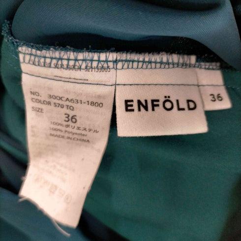 エンフォルド ENFOLD PEダブルクロス ゴムジョッパーズパンツ テーパード レディース JPN:36