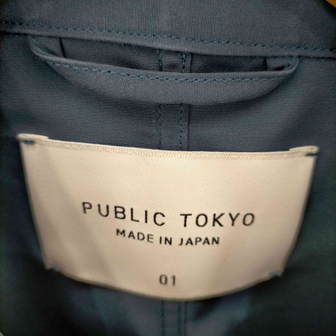 パブリックトウキョウ PUBLIC TOKYO コンフォートリラックスサテンライクシャツ メンズ JPN:1