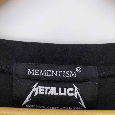 メメントイズム MEMENTISM バンド プリント ライトウェイト オーバーサイズ S/S Tシャツ メンズ