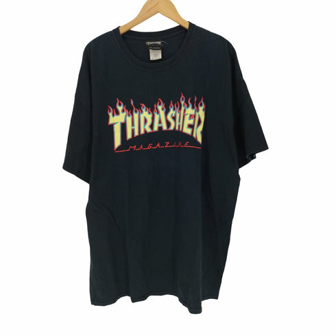 スラッシャー THRASHER ファイヤーロゴ S/S Tシャツ ビッグサイズ メンズ 2XL