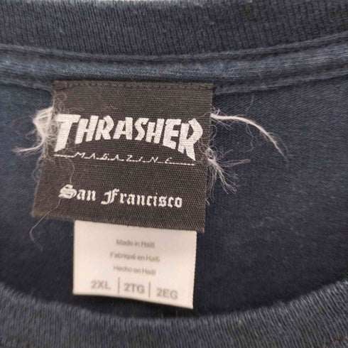 スラッシャー THRASHER ファイヤーロゴ S/S Tシャツ ビッグサイズ メンズ 2XL