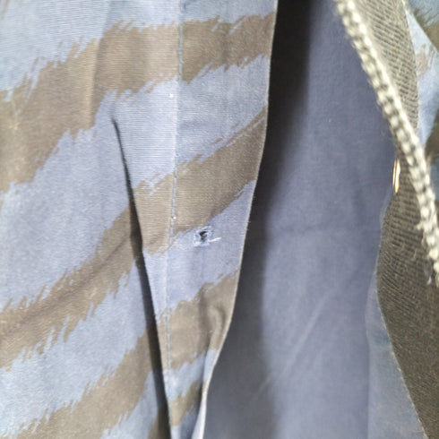 オーエーエムシー OAMC ゼブラ柄 S/S ノーカラーシャツ メンズ import:L