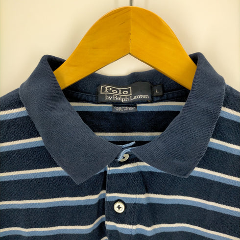 ポロバイラルフローレン Polo by RALPH LAUREN ボーダーポロシャツ メンズ JPN:L