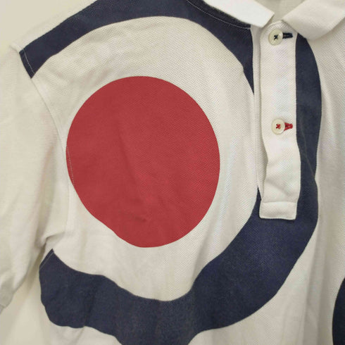 フレッドペリー FRED PERRY 総柄 ロゴ刺繍 ポロシャツ メンズ import:M