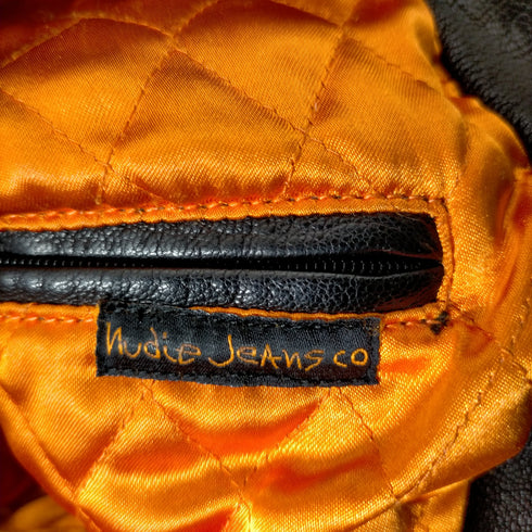 ヌーディージーンズ Nudie Jeans ラムレザージップブルゾン メンズ JPN:S