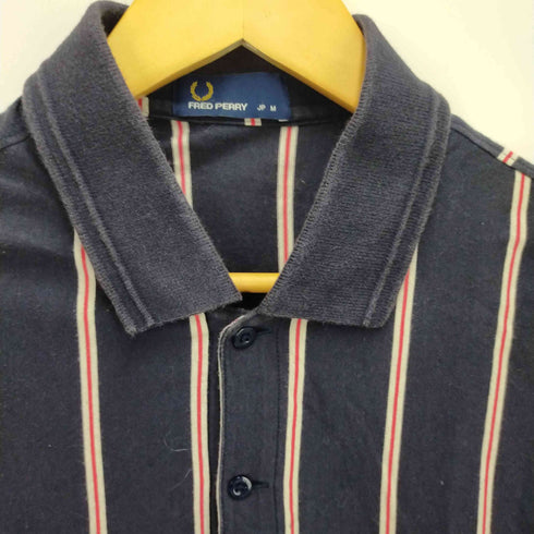 フレッドペリー FRED PERRY ロゴ刺繍 ショートスリーブ ポロシャツ メンズ import:M
