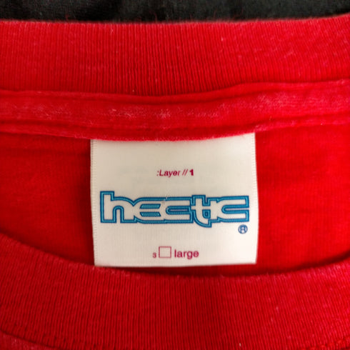 ヘクティク HECTIC クルーネックプリントシャツ メンズ JPN:L
