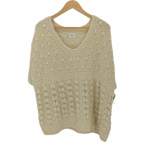 イエナ IENA 20SS LA BOUCLE ハンドホップル柄 プルオーバー 半袖 ニット セーター Vネック レディース