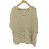 イエナ IENA 20SS LA BOUCLE ハンドホップル柄 プルオーバー 半袖 ニット セーター Vネック レディース