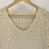 イエナ IENA 20SS LA BOUCLE ハンドホップル柄 プルオーバー 半袖 ニット セーター Vネック レディース