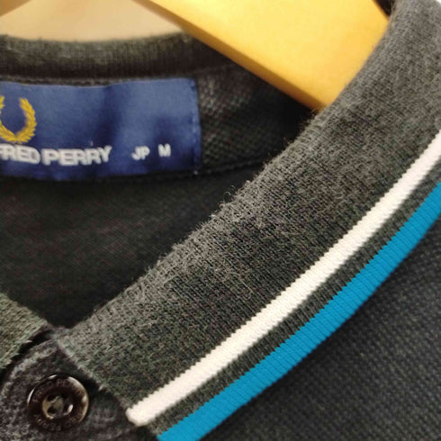 フレッドペリー FRED PERRY ロゴ刺繍 ポロシャツ メンズ import:M