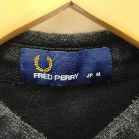 フレッドペリー FRED PERRY ロゴ刺繍 ポロシャツ メンズ import:M
