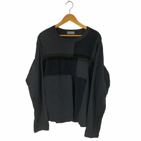 イッセイミヤケメン ISSEY MIYAKE MEN ベロア切替 L/S Tシャツ メンズ JPN:M