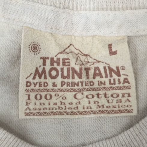ザマウンテン the mountain USA製 アニマルプリントクルーネックTシャツ メンズ JPN:L