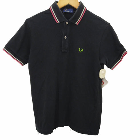 フレッドペリー FRED PERRY ロゴ刺繍 ポロシャツ メンズ import:M