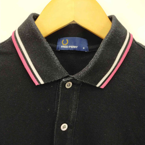 フレッドペリー FRED PERRY ロゴ刺繍 ポロシャツ メンズ import:M