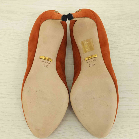 グッチ GUCCI インターロッキングG パンプス ピンヒール スエード レディース 361/2