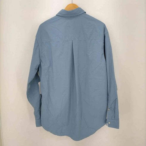 アレキサンダーワン Alexander Wang ナイロンスナップボタンオーバーサイズシャツ メンズ import:S