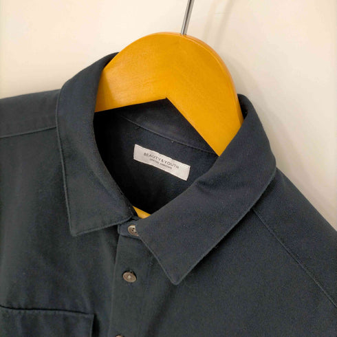 ビューティーアンドユースユナイテッドアローズ BEAUTY & YOUTH UNITED ARROWS ニドムチノ 2フラップ リラックスレギュラー シャツ メンズ JPN:L