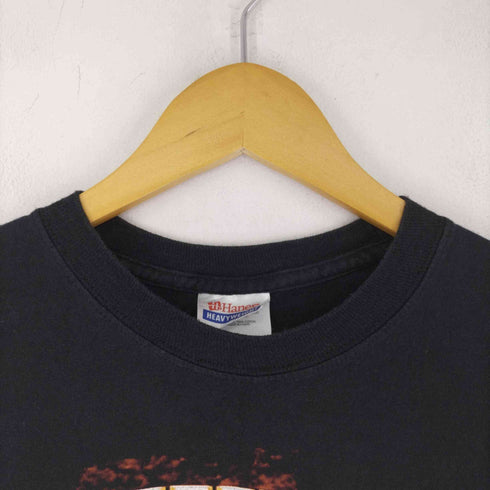 ヘインズ Hanes HELLYEAH プリントクルーネックTシャツ メンズ JPN:M