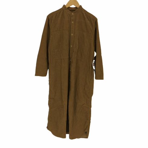 ビームスボーイ BEAMS BOY 20AW コーデュロイ バンドカラー シャツ ワンピース レディース