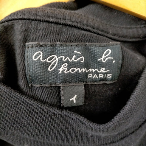 アニエスベー agnes b. 24ss 24SS homme PARIS SEJ8 TS MARK Tシャツ メンズ JPN:1
