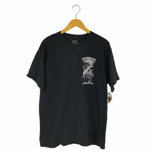 ポートアンドカンパニー PORT and COMPANY NEVER FORGET プリントクルーネックTシャツ メンズ JPN:L