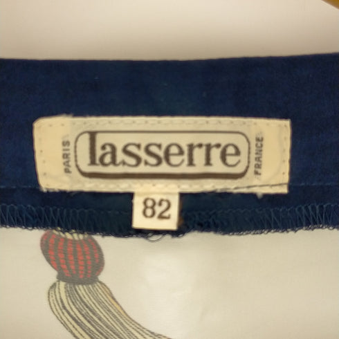 lasserre イタリア製 ノーカラーブラウス レディース 82