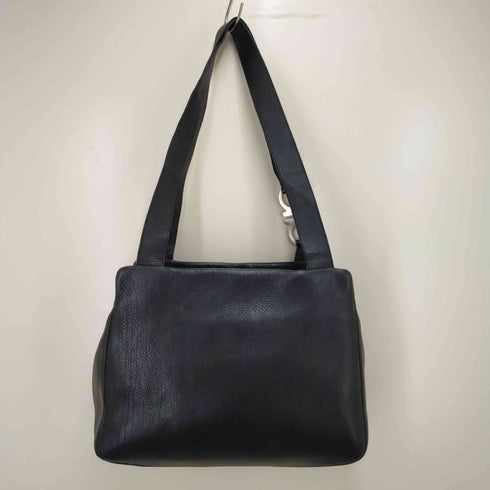 サルヴァトーレフェラガモ Salvatore Ferragamo ガンチーニ シルバーワンショルダー レザー バッグ レディース