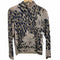 レオナール LEONARD レオパード柄シルク混ハイネックカットソー レディース 38