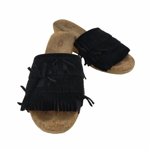アグ UGG w kendra フリンジデザインサンダル レディース JPN:24.5