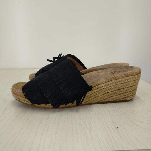 アグ UGG w kendra フリンジデザインサンダル レディース JPN:24.5
