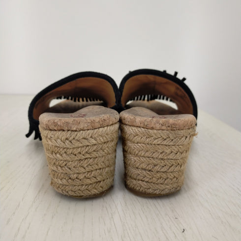 アグ UGG w kendra フリンジデザインサンダル レディース JPN:24.5