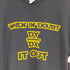 ジャージーズ JERZEES WHEN IN DOUBT プリントクルーネックTシャツ メンズ JPN:M