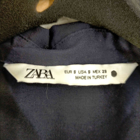 ザラ ZARA Pleaded Poplin Shirt レディース JPN:S