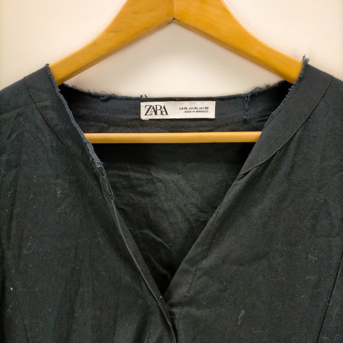ザラ ZARA STAND COLLAR TIERED ONEPIECE レディース JPN:XL