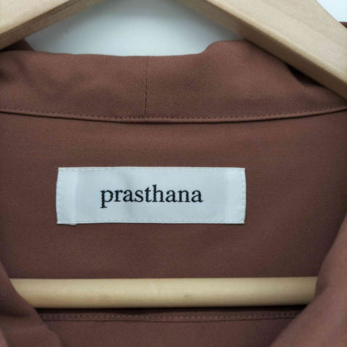 プラスターナ prasthana 20AW Strings Hooded Shirt Mustard ストリング フーデット シャツ メンズ JPN:1