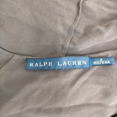 ラルフローレン RALPH LAUREN リボンタイ シルクブラウス レディース 2 /150/84A