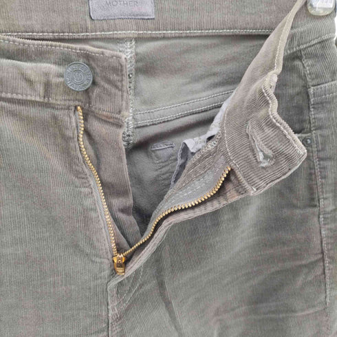マザー mother CORDUROY INSIDER CROP STEP FRAY カットオフコーデュロイパンツ レディース 25